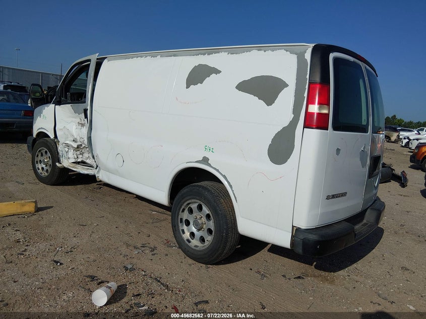 Vin: 1gcsgafx2b1177497, lot: 46181170, chevrolet express 1500 work van 20113