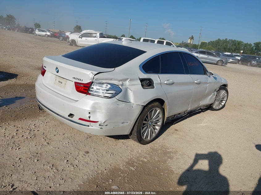 Vin: wba4a7c55fd414128, lot: 46181174, bmw 428 gran coupe xdrive 20154