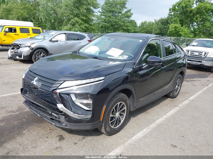 Vin: ja4atuaa7nz052653, lot: 46181202, mitsubishi eclipse cross es s-awc 20222