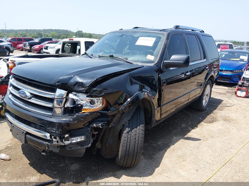 Vin: 1fmju2at8gef44686, lot: 46181238, ford expedition limited 20162