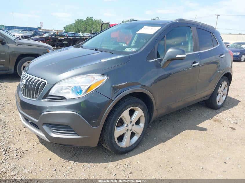 Vin: kl4cjesb3gb734937, lot: 46181265, buick encore 20162