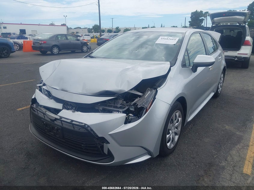 2023 Toyota Corolla, Front & Rear, IAAI, VIN JTDB4MEE1P3014328 — photo 2