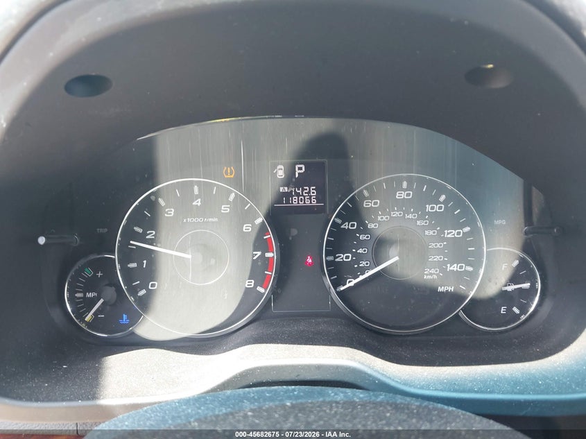 2012 SUBARU OUTBACK auction photo 7