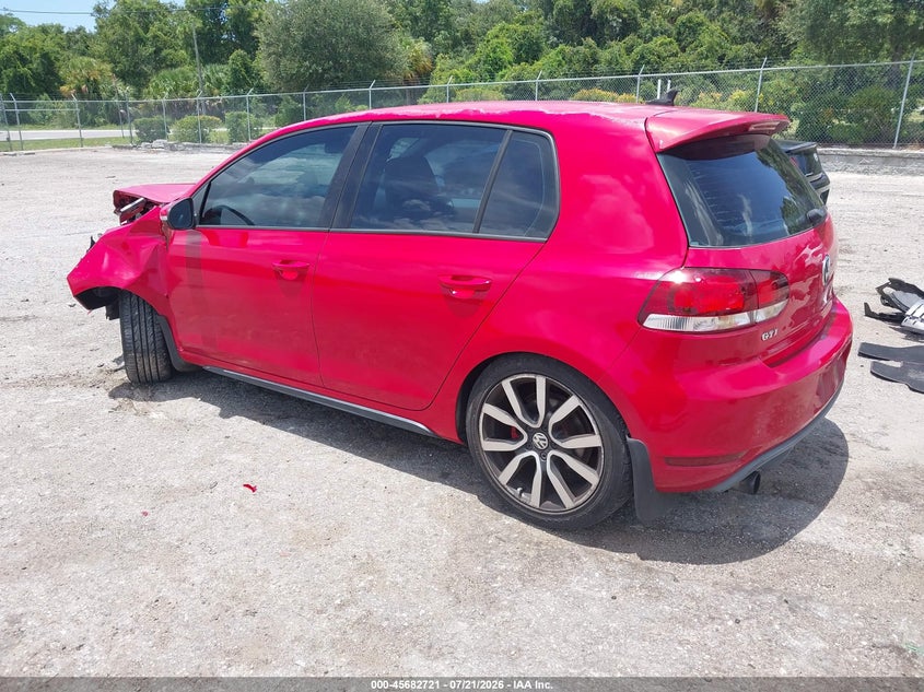 Vin: wvwhv7aj0cw023347, lot: 46181330, volkswagen gti 4-door autobahn 20123