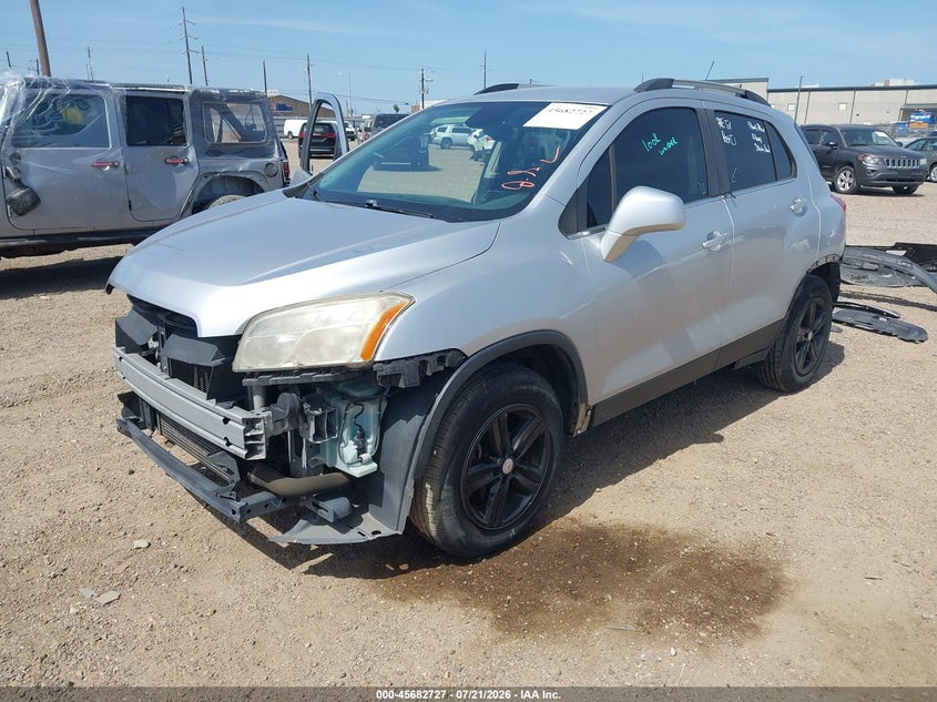 Vin: kl7cjlsb0fb122328, lot: 46181336, chevrolet trax lt 20152