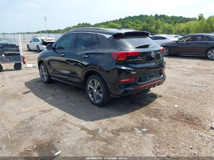 Vin: kl4mmdslxmb080433, lot: 46181377, buick encore gx fwd select 20213