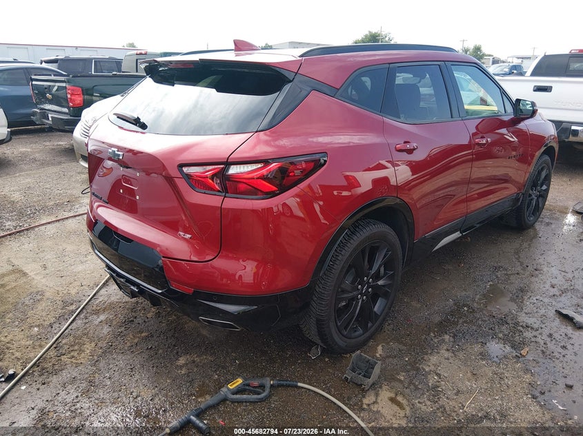 Vin: 3gnkbkrsxms519422, lot: 46181403, chevrolet blazer awd rs 20214