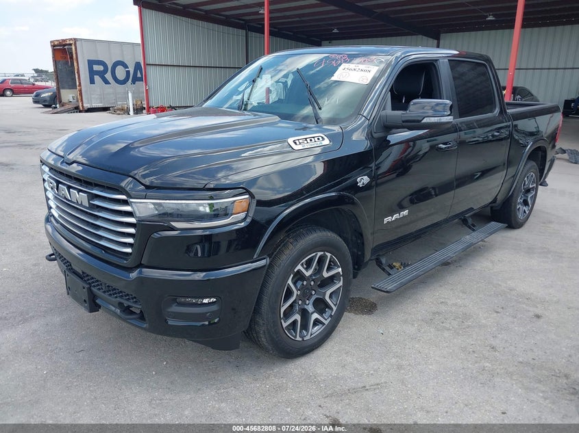 Vin: 1c6srfjt9tn270692, lot: 46181417, ram 1500 laramie  4x4 5'7 box 20262