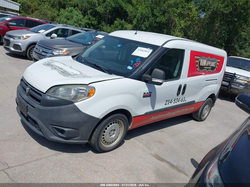2017 Ram Promaster City Tradesman VIN: ZFBERFAB9H6D62602 Lot: 45682864