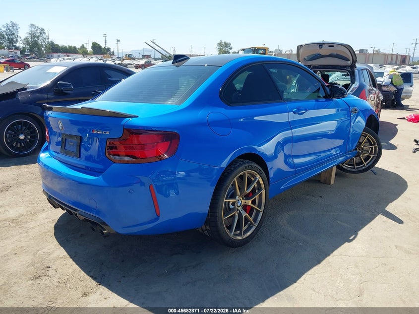 Vin: wbs1j3c01l7g68122, lot: 46181480, bmw m2 cs 20204