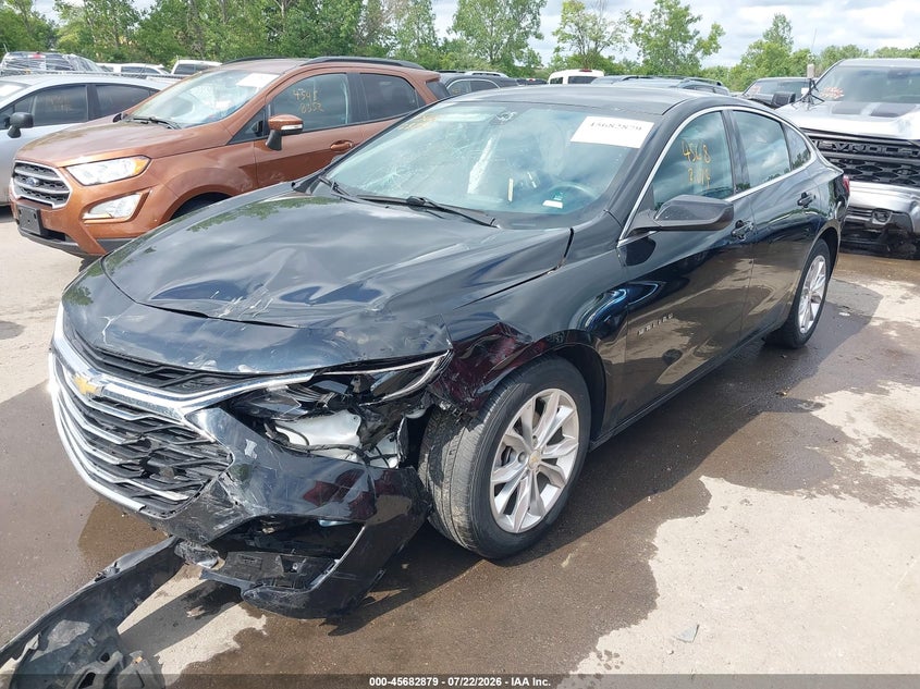 2022 Chevrolet Malibu Fwd Lt, Front End, IAAI, VIN 1G1ZD5ST7NF153696 — photo 2