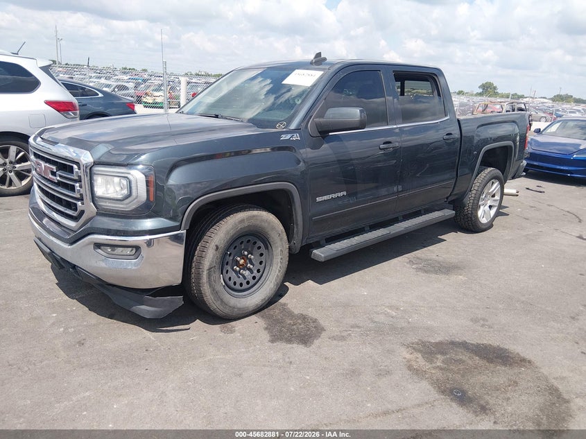 Vin: 3gtu2mec3jg499315, lot: 46181490, gmc sierra 1500 sle 20182