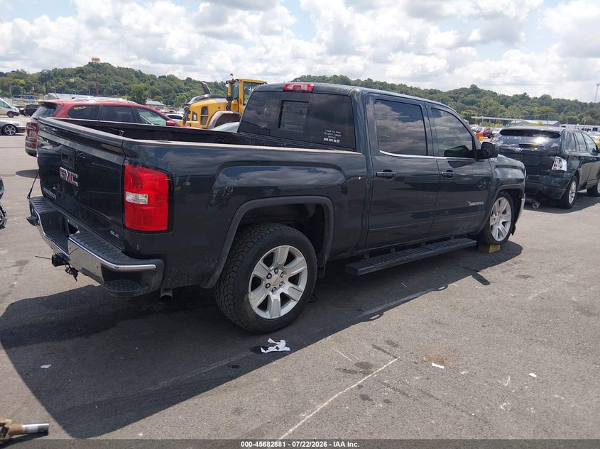 Vin: 3gtu2mec3jg499315, lot: 46181490, gmc sierra 1500 sle 20184