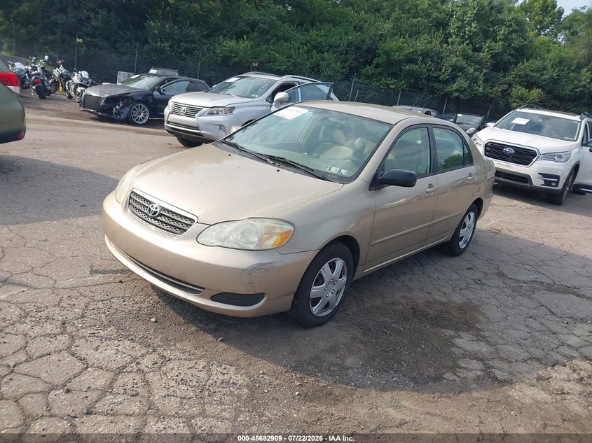 2006 Toyota Corolla, Обычный износ, IAAI, VIN 2T1BR32E26C695833 — фото 2