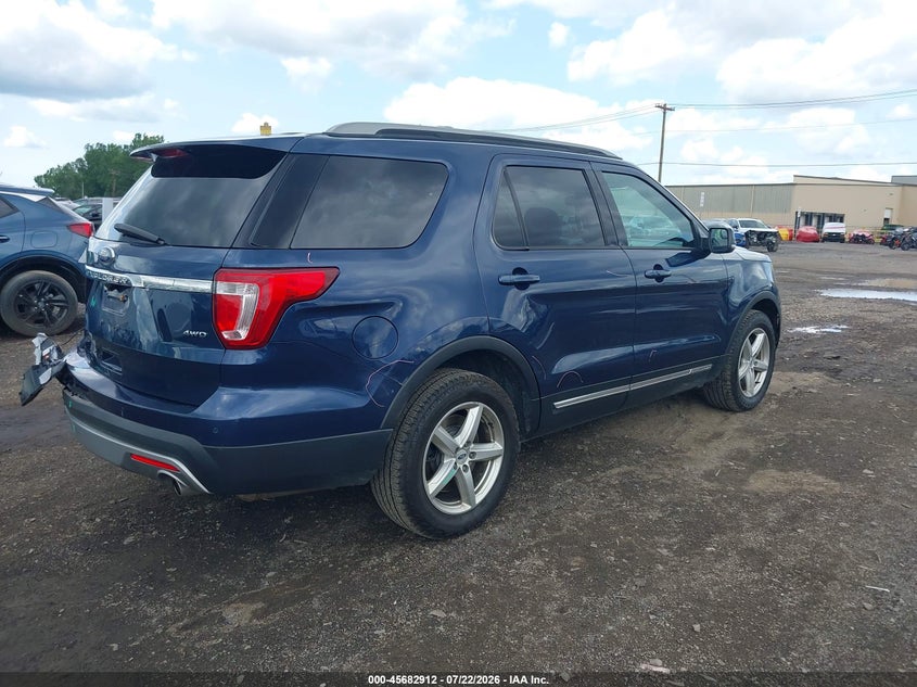 Vin: 1fm5k8d84hgd51264, lot: 46181521, ford explorer xlt 20174