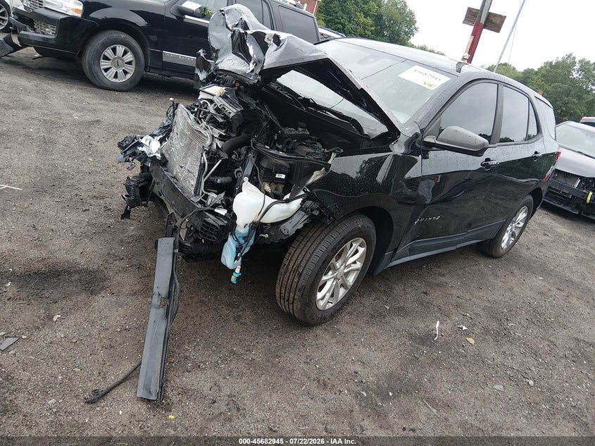 2020 Chevrolet Equinox, Front End, IAAI, VIN 2GNAXHEV2L6132358 — photo 2