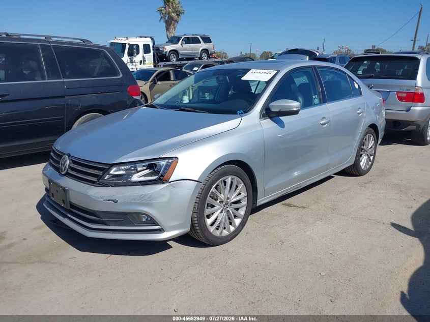 2015 Volkswagen Jetta 1.8T Se, Правый зад, IAAI, VIN 3VWD17AJ9FM264559 — фото 2