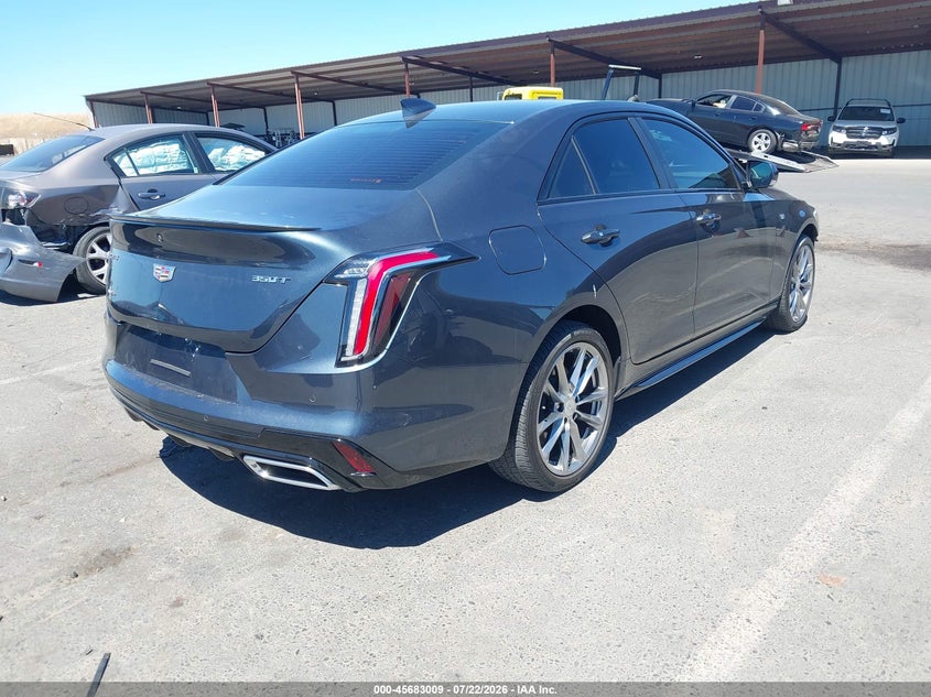 Vin: 1g6dg5rk3n0126619, lot: 46181618, cadillac ct4 sport 20224