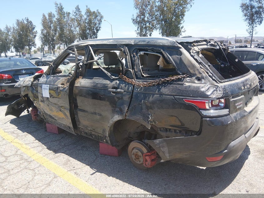 Vin: salwr2wf4ea313182, lot: 46181631, land rover range rover sport 3.0l v6 supercharged hse 20143