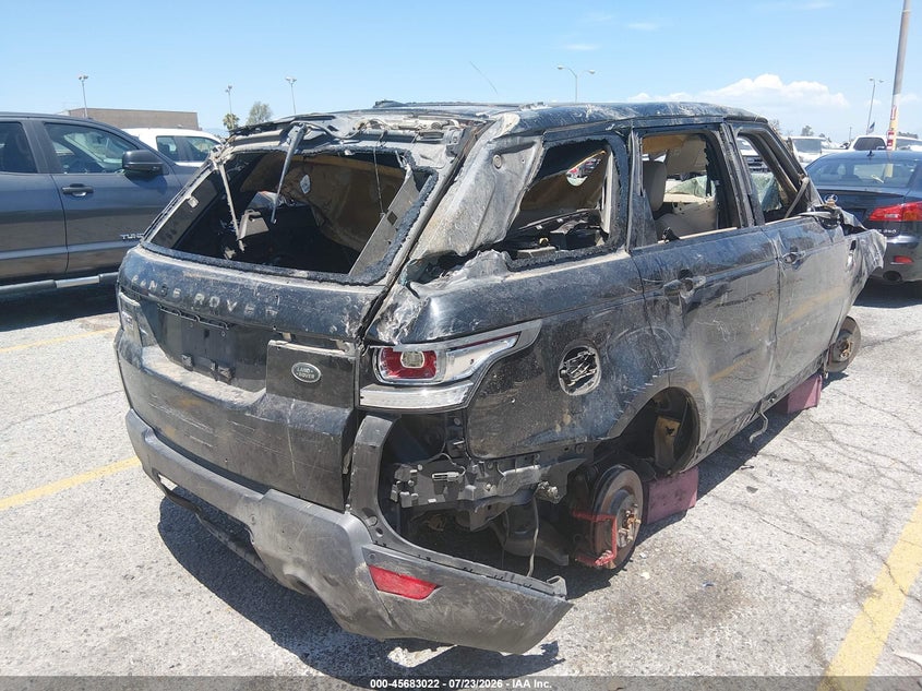 Vin: salwr2wf4ea313182, lot: 46181631, land rover range rover sport 3.0l v6 supercharged hse 20144