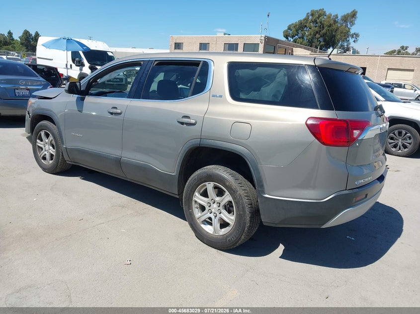 Vin: 1gkknkla3kz204398, lot: 46181638, gmc acadia sle-1 20193