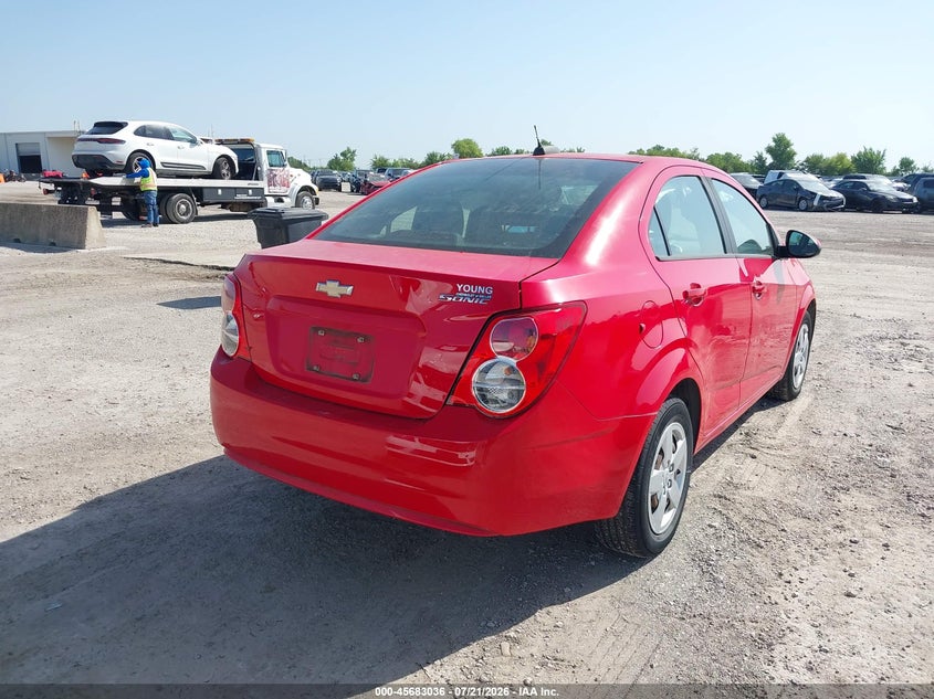 Vin: 1g1ja5sh5g4102570, lot: 46181645, chevrolet sonic ls auto 20164