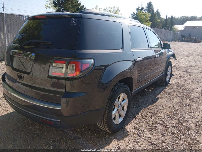 Vin: 1gkkrpkd6gj267689, lot: 46181654, gmc acadia sle-2 20164