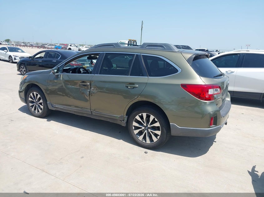 Vin: 4s4bselc2f3223469, lot: 46181673, subaru outback 3.6r limited 20153
