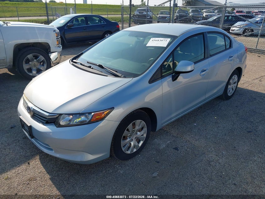 2012 HONDA CIVIC auction photo 2