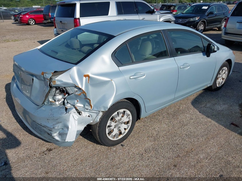 2012 HONDA CIVIC auction photo 4