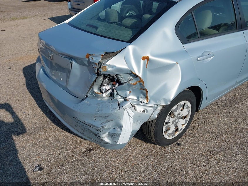 2012 HONDA CIVIC auction photo 6