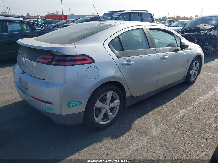 Vin: 1g1re6e49eu142525, lot: 46181686, chevrolet volt 20144