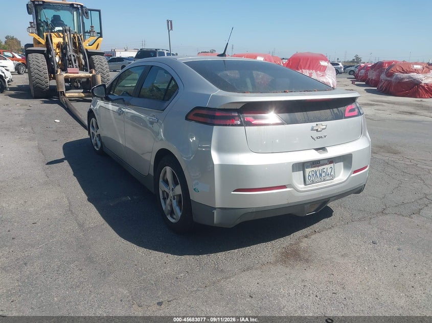 Vin: 1g1re6e49eu142525, lot: 46181686, chevrolet volt 20143