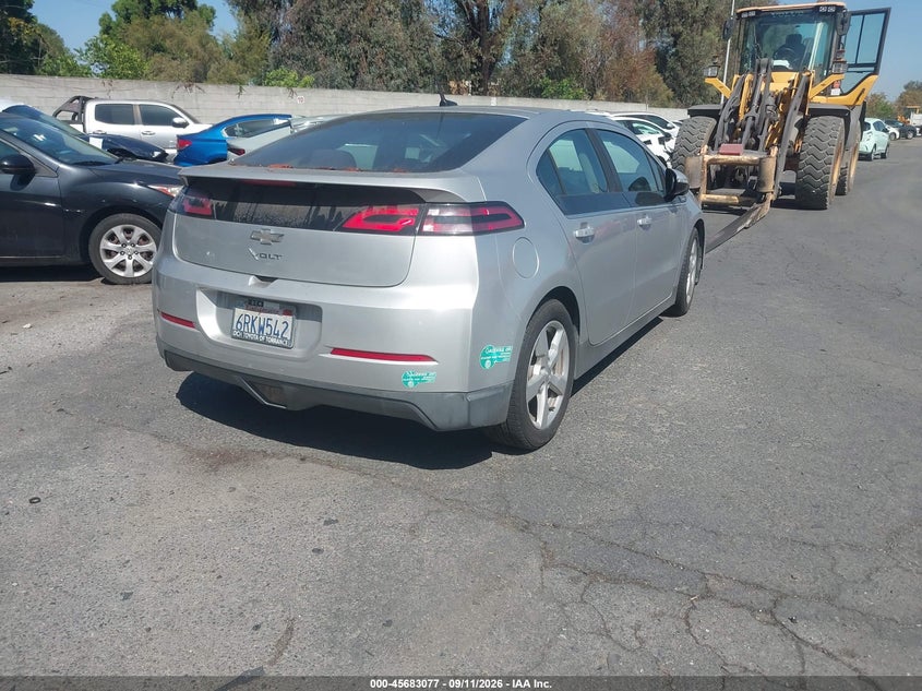 Vin: 1g1re6e49eu142525, lot: 46181686, chevrolet volt 20144