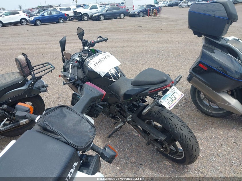 2025 Kawasaki Ex500 H VIN: ML5EXGH12SDA50981 Lot: 45683079