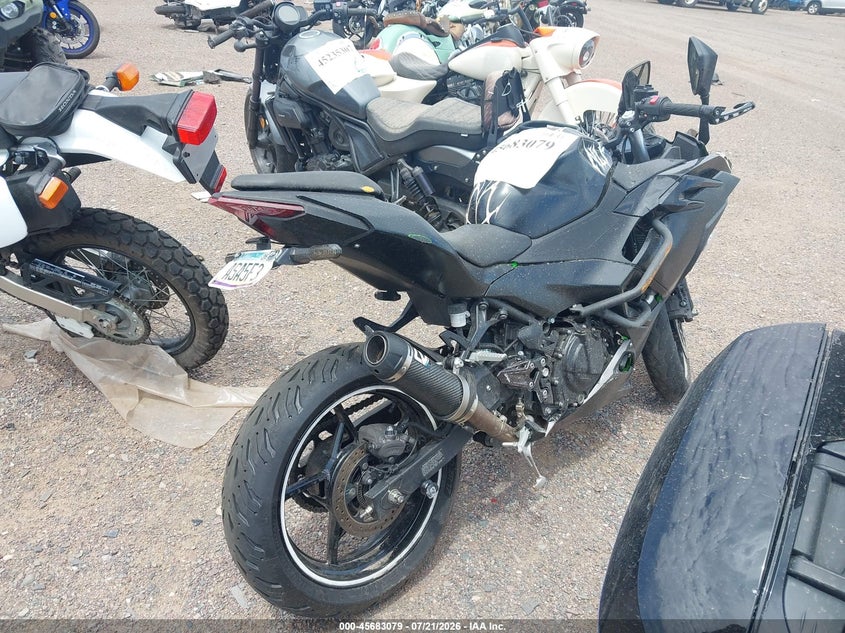 2025 Kawasaki Ex500 H VIN: ML5EXGH12SDA50981 Lot: 45683079