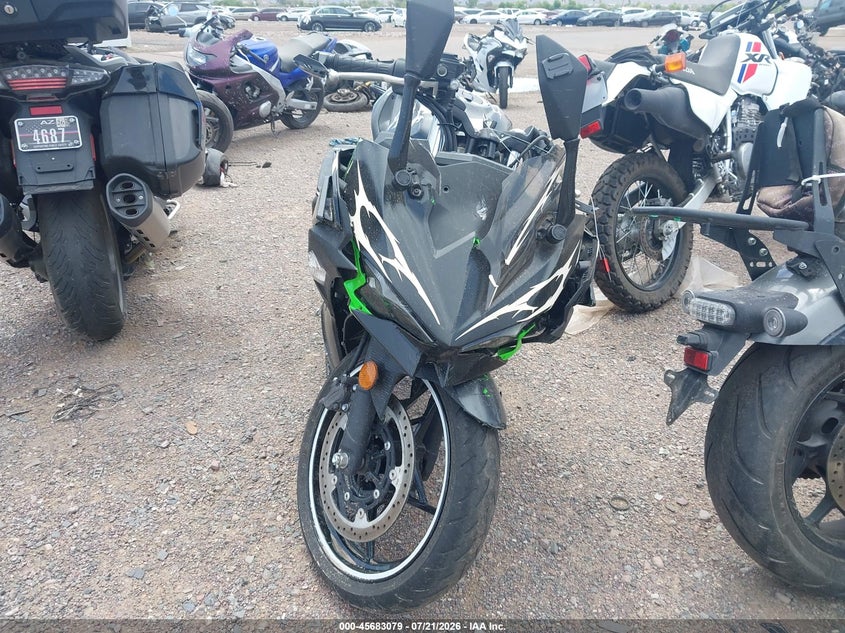 2025 Kawasaki Ex500 H VIN: ML5EXGH12SDA50981 Lot: 45683079