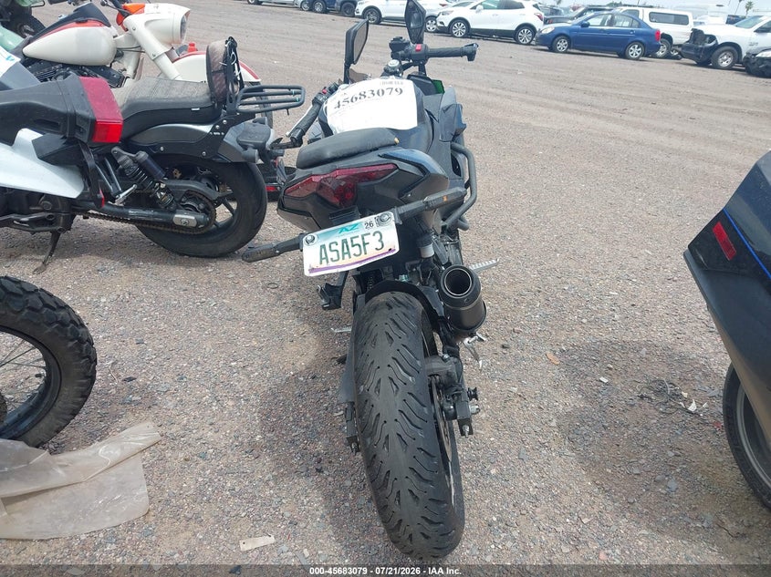 2025 Kawasaki Ex500 H VIN: ML5EXGH12SDA50981 Lot: 45683079