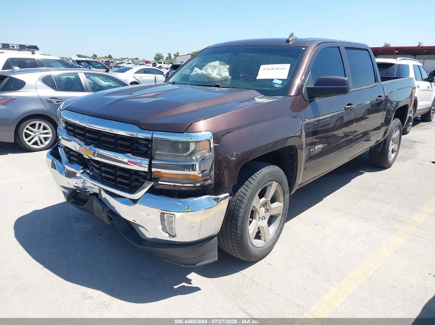 2016 Chevrolet Silverado, Удар спереду, IAAI, VIN 3GCPCREC6GG262754 — фото 2