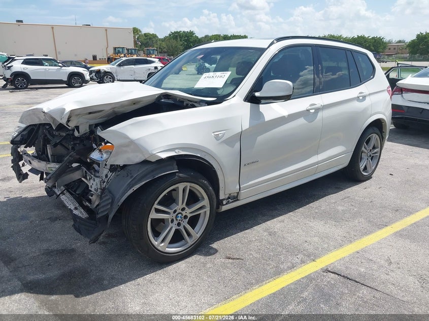 2014 BMW X3 xDrive28I VIN: 5UXWX9C56E0D28520 Lot: 45683102