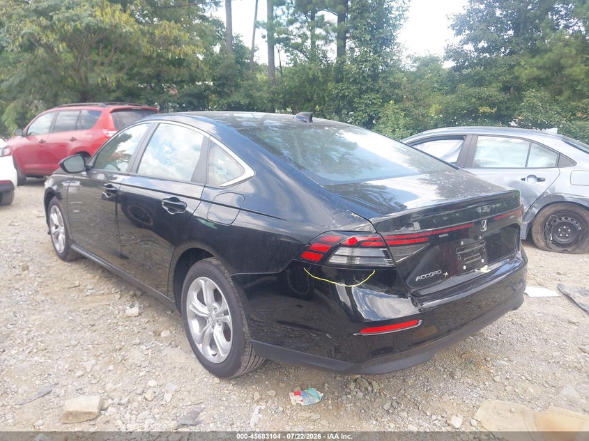 2025 HONDA ACCORD auction photo 3
