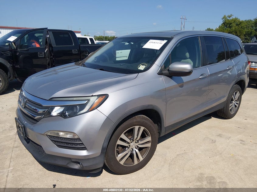 Vin: 5fnyf6h53gb005676, lot: 46181739, honda pilot ex-l 20162