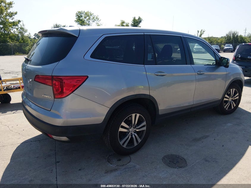 Vin: 5fnyf6h53gb005676, lot: 46181739, honda pilot ex-l 20164