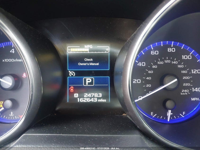2016 Subaru Legacy 2.5I Limited VIN: 4S3BNBL66G3002138 Lot: 45683143