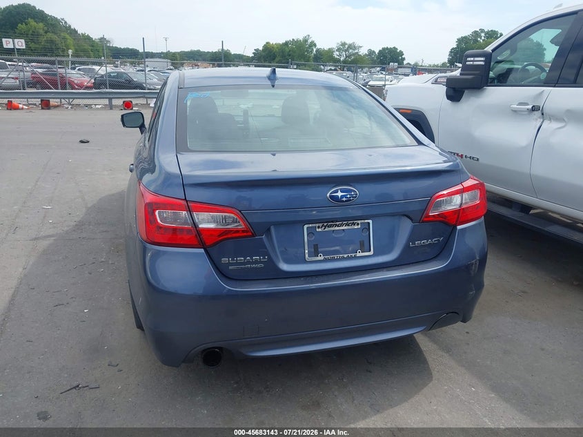 2016 Subaru Legacy 2.5I Limited VIN: 4S3BNBL66G3002138 Lot: 45683143