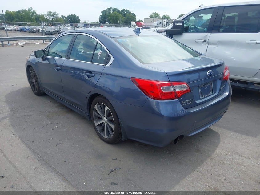 2016 Subaru Legacy 2.5I Limited VIN: 4S3BNBL66G3002138 Lot: 45683143