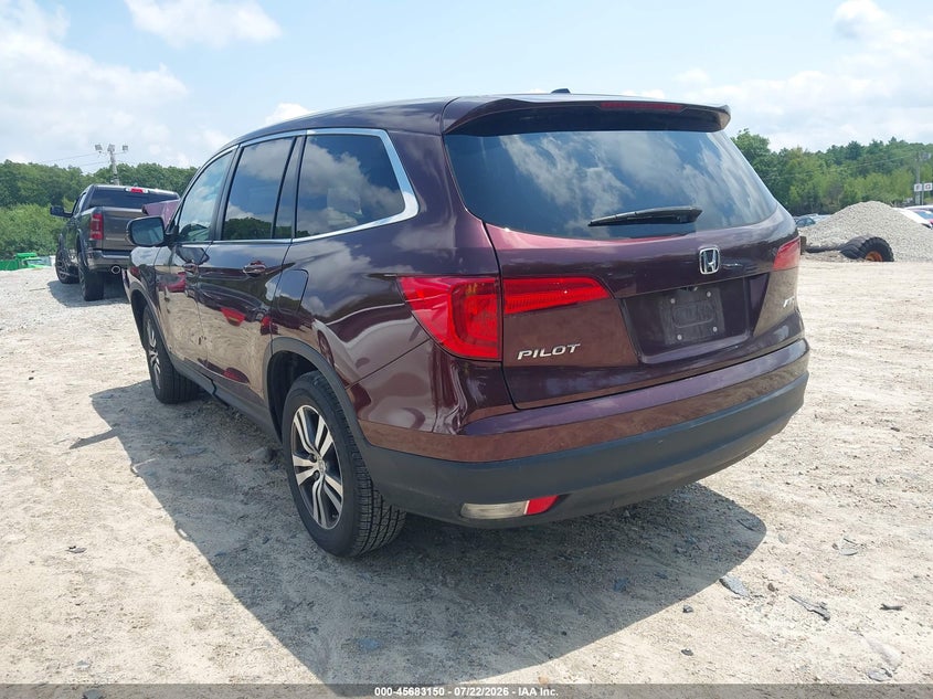 Vin: 5fnyf6h52gb031055, lot: 46181759, honda pilot ex-l 20163