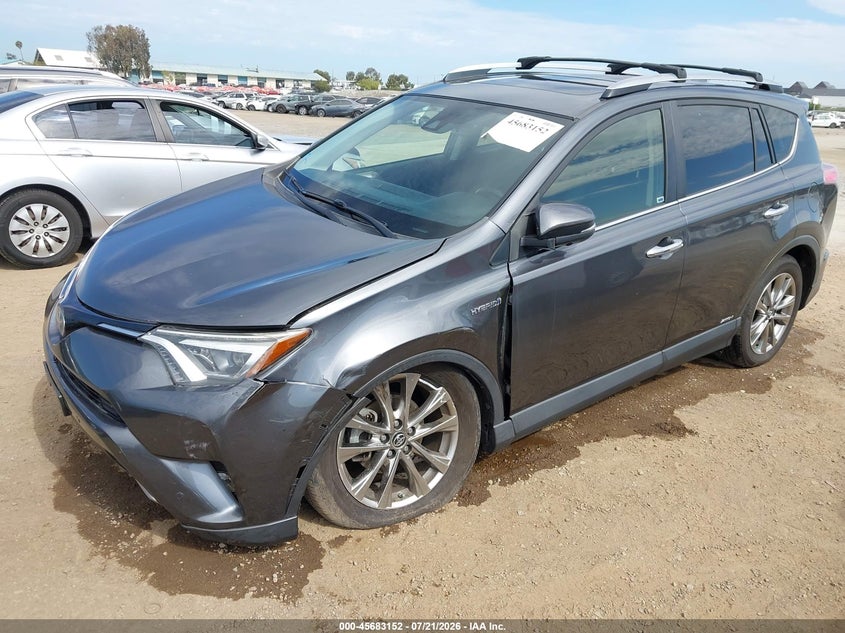 2017 Toyota Rav4 Hybrid Limited VIN: JTMDJREV3HD142953 Lot: 45683152