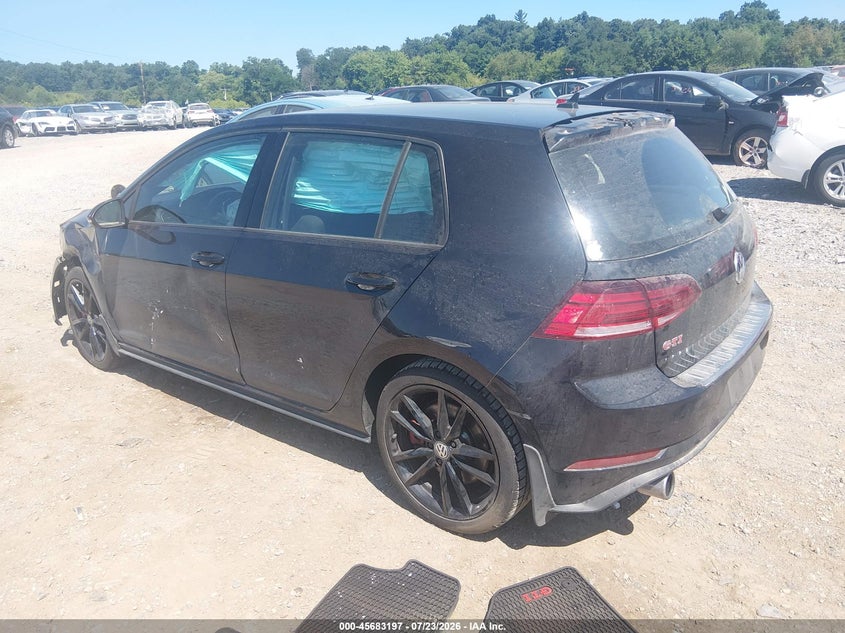 Vin: 3vw5t7au0km016218, lot: 46181806, volkswagen golf gti 2.0t autobahn/2.0t rabbit edition/2.0t s/2.0t se 20193