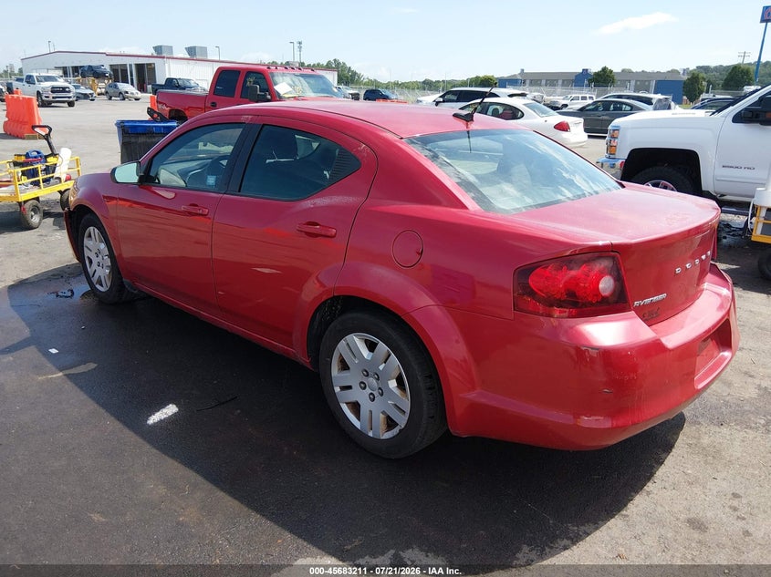 2014 Dodge Avenger Se VIN: 1C3CDZAB7EN146951 Lot: 45683211